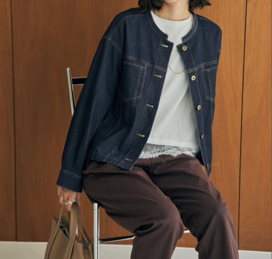 大人気　メッシュデニムブルゾン入荷しております！